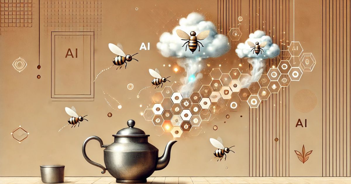 Teakettle with bee swarm and artificial intelligence—Cognitive hive AI (CHAI)